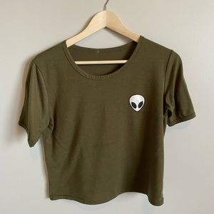 alien crop top